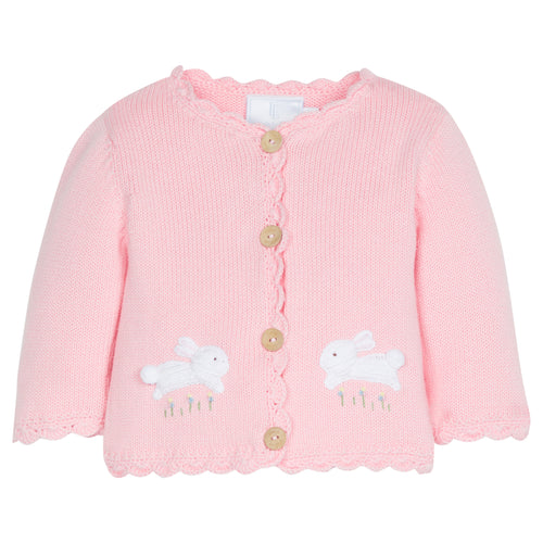 Crochet Sweater-Pink Bunny