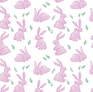 Alden Pajama Set Pink Bunny Hop