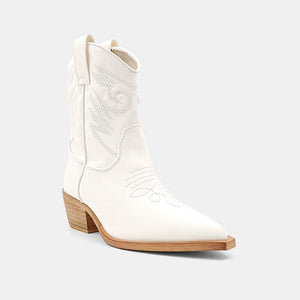 Zahara Boots White