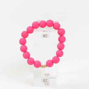 Hot Pink Bubblegum Filler Bracelet