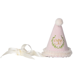 FIRST BIRTHDAY PARTY HAT - PINK