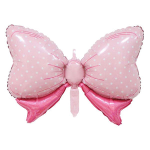 35" Baby Pink Bow Balloon