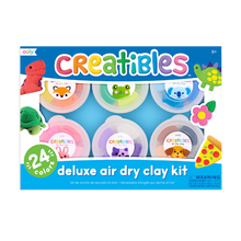 creatibles d.i.y. air dry clay kit - set of 24 colors