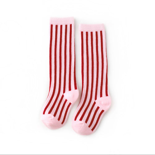 Candy Stripe Knee High Socks