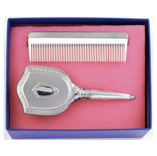 Girls Embossed Brush & Comb Gift Set