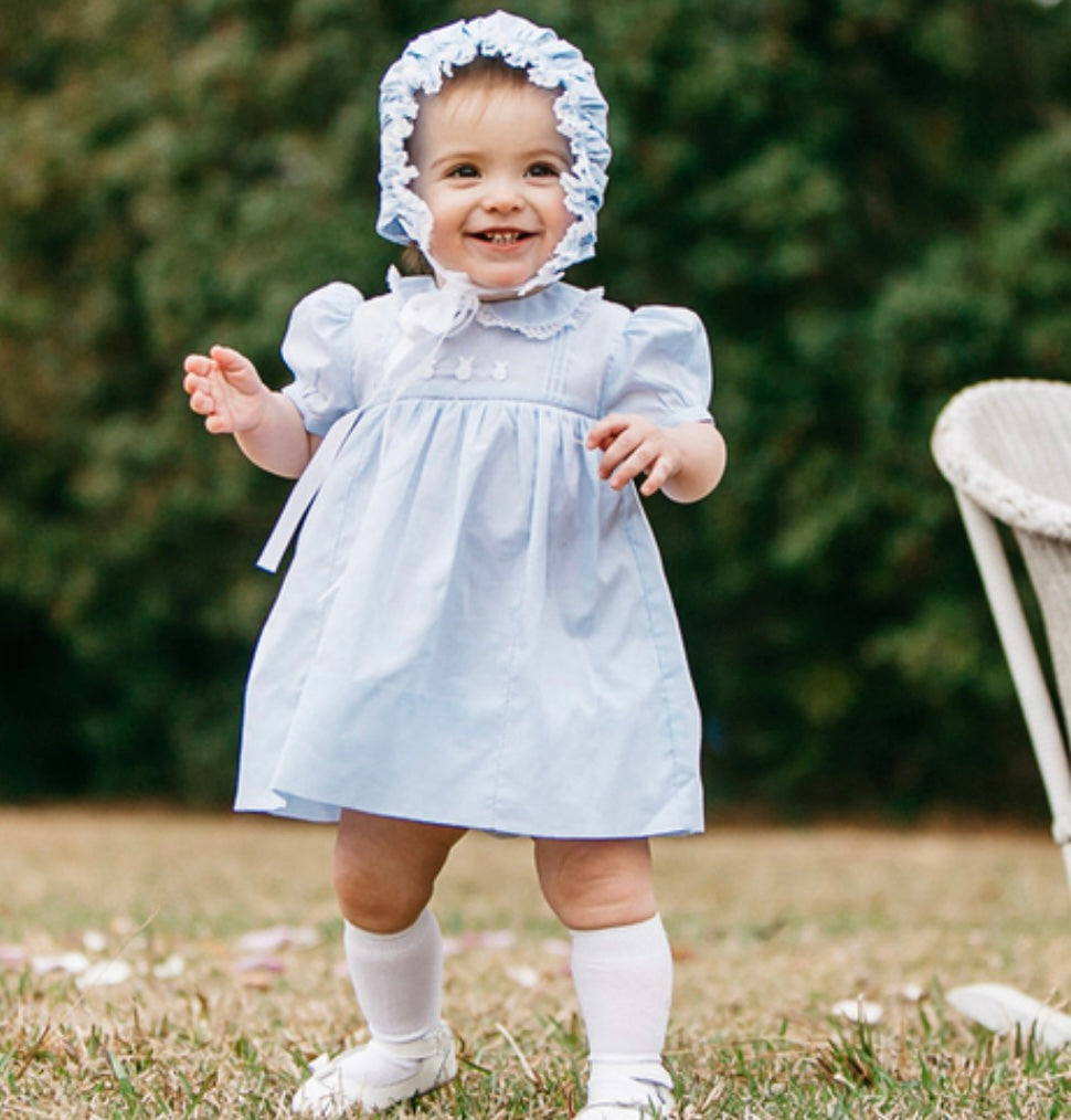 Blue Easter Bunny Dress – Over The Moon