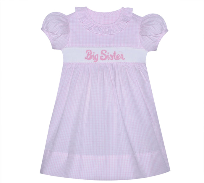 Pink Avery Big Sister Dress