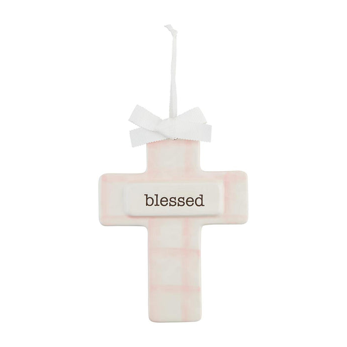 Pink Blessed Keepsake Cross