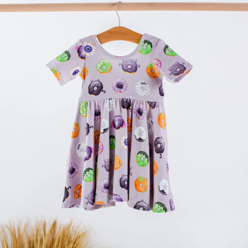 Spooky Sprinkles Cotton Twirl Dress