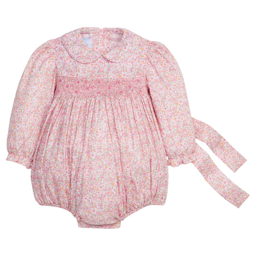 Smocked Charlotte Bubble Oakleigh Floral