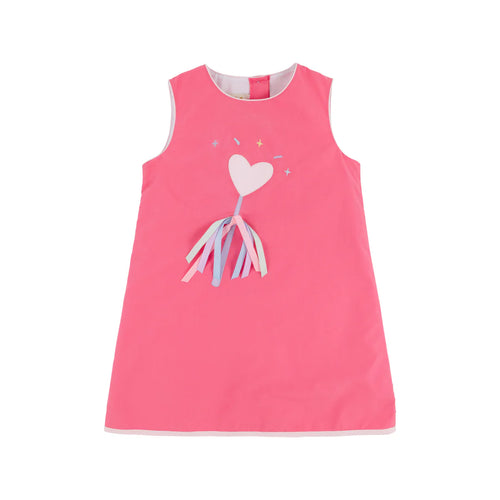 Annie Apron Dress, Heart Appliqué