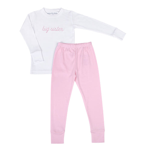 Big Sister Embroidered Pajama Set