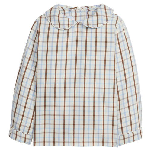 Peter Pan Shirt Brownfield Plaid