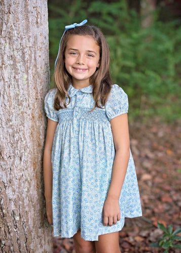 Smocked Dress, Ella Floral