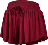 Butterfly Short in Maroon