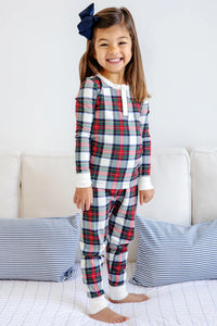 Sutton's Sweet Dream Set (Unisex) Aiken Place Plaid with Palmetto Pearl