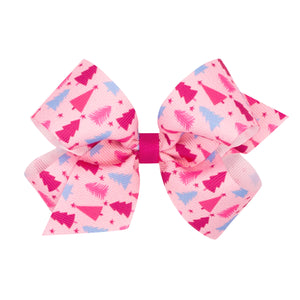 King Pink Christmas Tree Bow