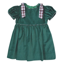 Ellie Dress in South End Spruce Velvet