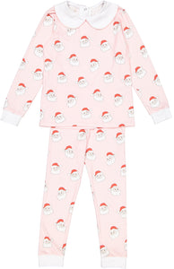 Classic Santa Girl Pajama Set