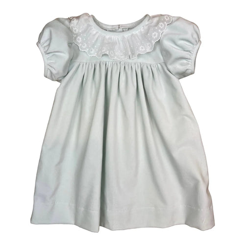 Christy Dress Mint Velveteen