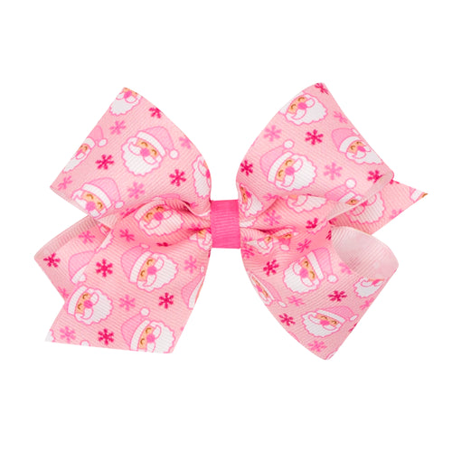 Medium Pink Santa Bow