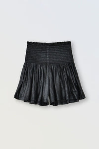 Girls Knitted Shorts, Black