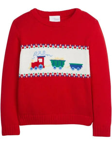 Intarsia Sweater, Train