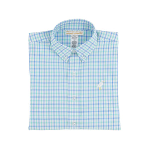 Dean’s List Dress Shirt, Sunrise Blvd Blue & Turks Teal