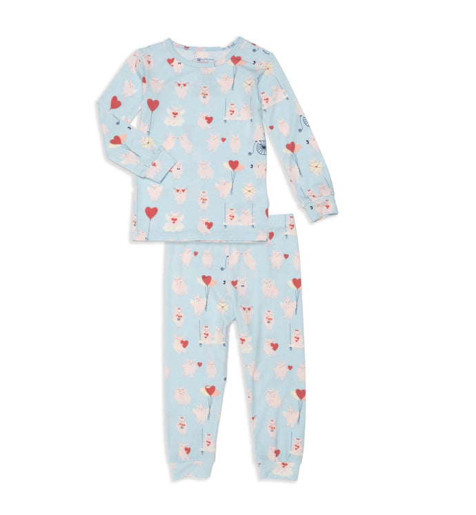 Cupig modal magnetic no drama pajama long sleeve set