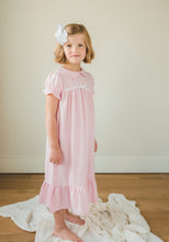 Classic Short Sleeve Nightgown Light Pink