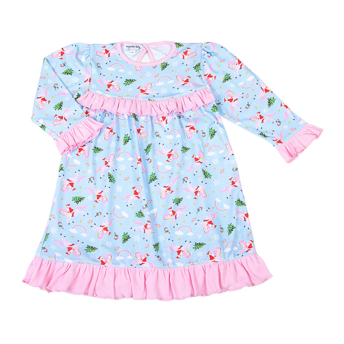 Merry Unicorn Ruffle Dress