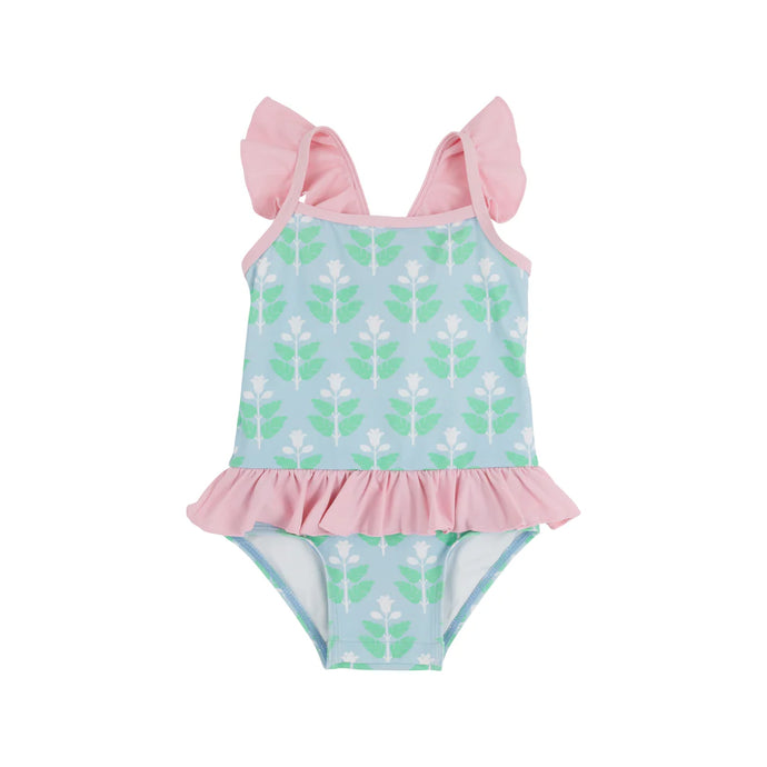 St. Lucia Swimsuit, Hanover Handblock