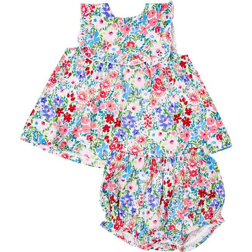 RUFFLE TOP & BLOOMER - LONDON FLORAL