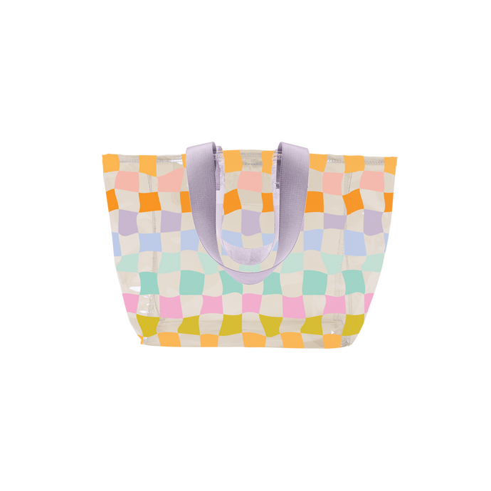 Small All Day Tote - Carnival Checkers