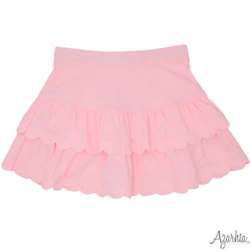 Light Pink Scallop Skort