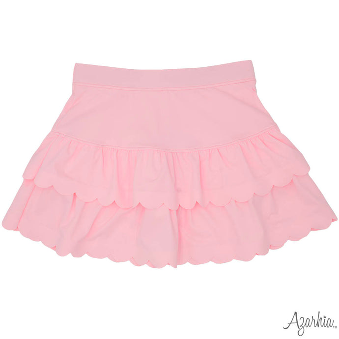 Light Pink Scallop Skort