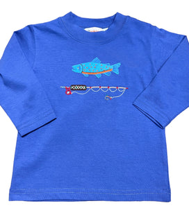 L/S Tee, Trout & Fly Rod