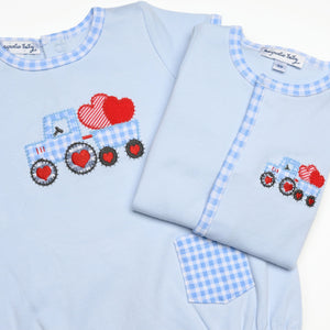 Tractor Full Of Love Long Pajama Set