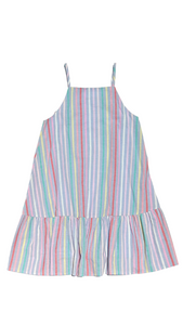 Lydia Dress Sorbet Stripe