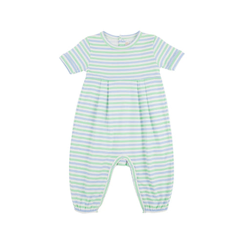 Short Sleeve Bradford Romper, stripe