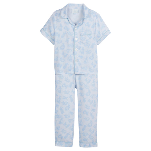 Classic Short Sleeve Pajama Set Bunnies