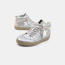 Paulina Sneaker, White Silver