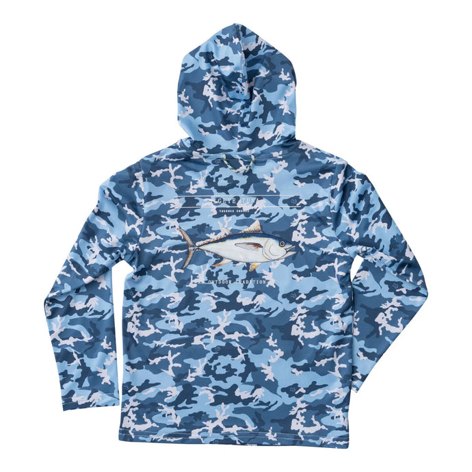 Pro performance Hoodie, blue camo