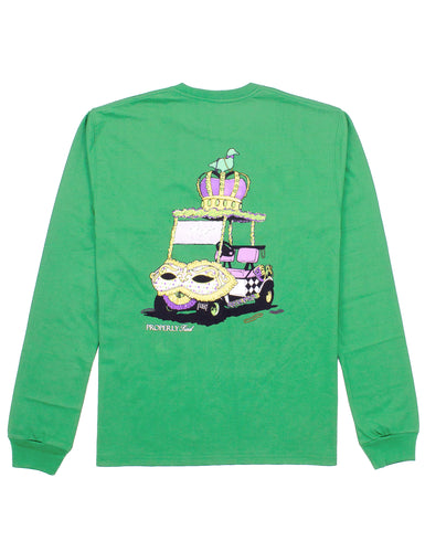 Mardi Cart LS T-Shirt Crop Green