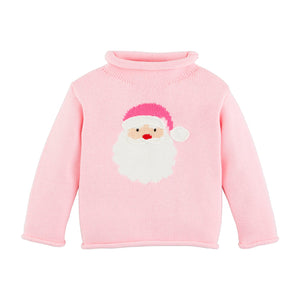 Pink Santa Rollneck Sweater