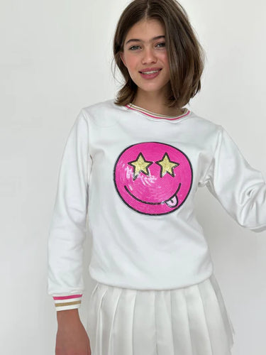 Emoji Starry Eye Sweatshirt