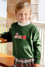 Issac’s Intarsia Sweater Grier Green/Train