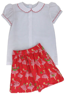 Preorder**Cece Skirt Set Holiday Hostess