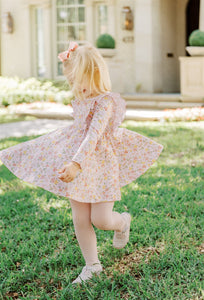 Betty Floral L/S Twirl Dress