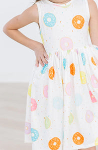 Sprinkle Donut Tank Twirl Dress